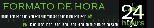 formato de hora 24hs
