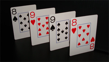 8 y 9 de picas y corazones