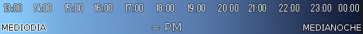 HORARIO PM